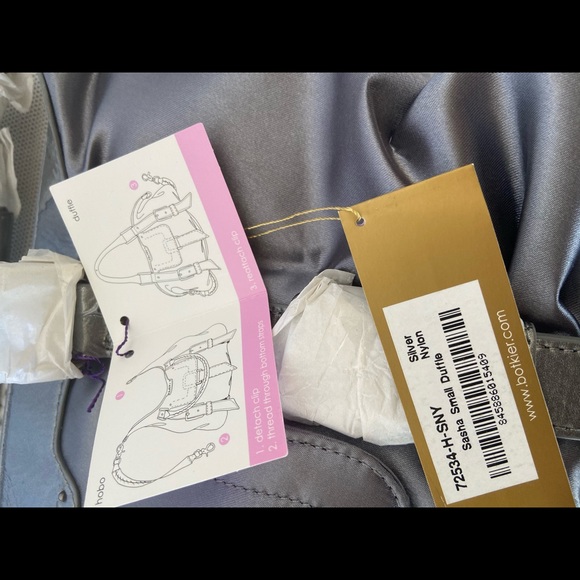 Botkier Sasha Duffle Silver Bag - Picture 4 of 5